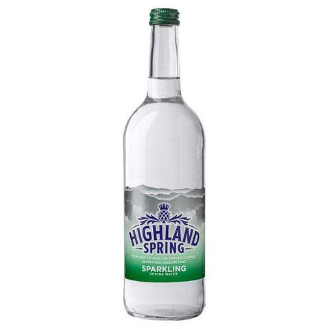 Highland Spring Sparkling Spring Water 750ml (Case of 12)