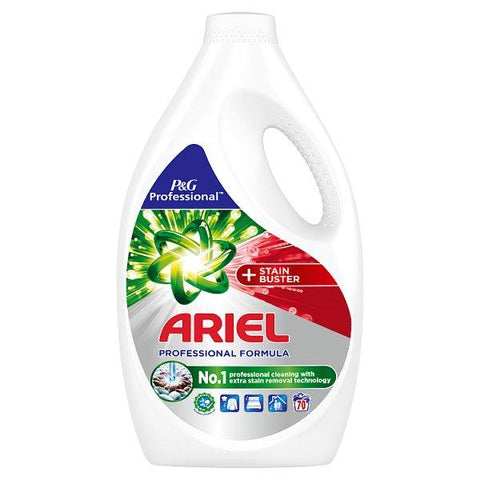 Ariel Professional Washing Liquid Laundry Detergent+ Stainbuster 70 Washes 3.15L