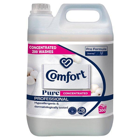 Comfort Professional Formula Pure Concentrated Fabric Softener 2 x 5L (Case of 2)