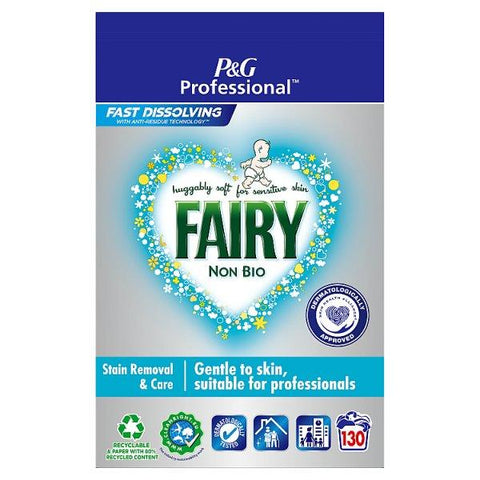 Fairy Professional Non-Bio Washing Powder Detergent 130 Washes