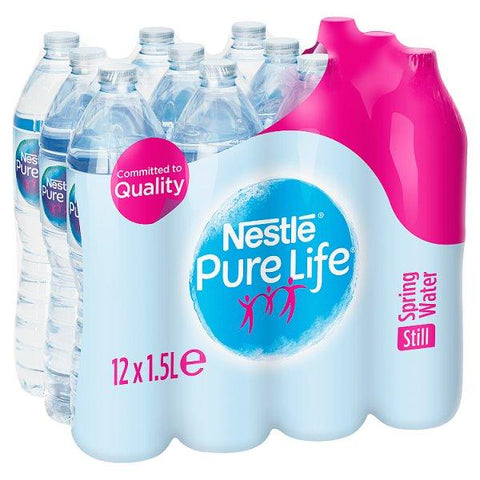 Nestle Pure Life Still Spring Water 12x1.5L (Case of 12)