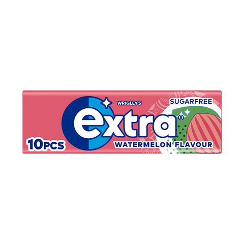 Extra Watermelon Flavour Sugarfree Chewing Gum 10 pieces (Case of 30)