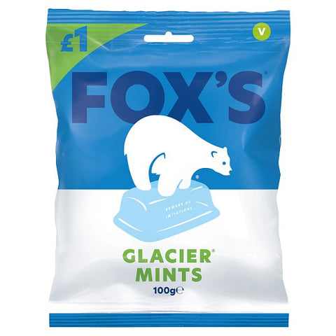 Fox's Glacier Mints 100g (Case of 12)