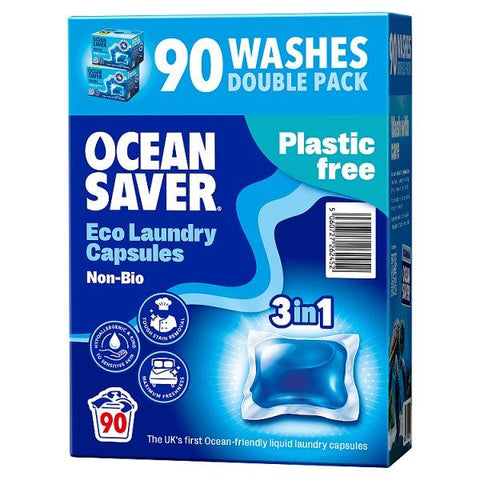 Ocean Saver Non-Bio Eco Laundry Capsules 90 x 14ml (1260ml)