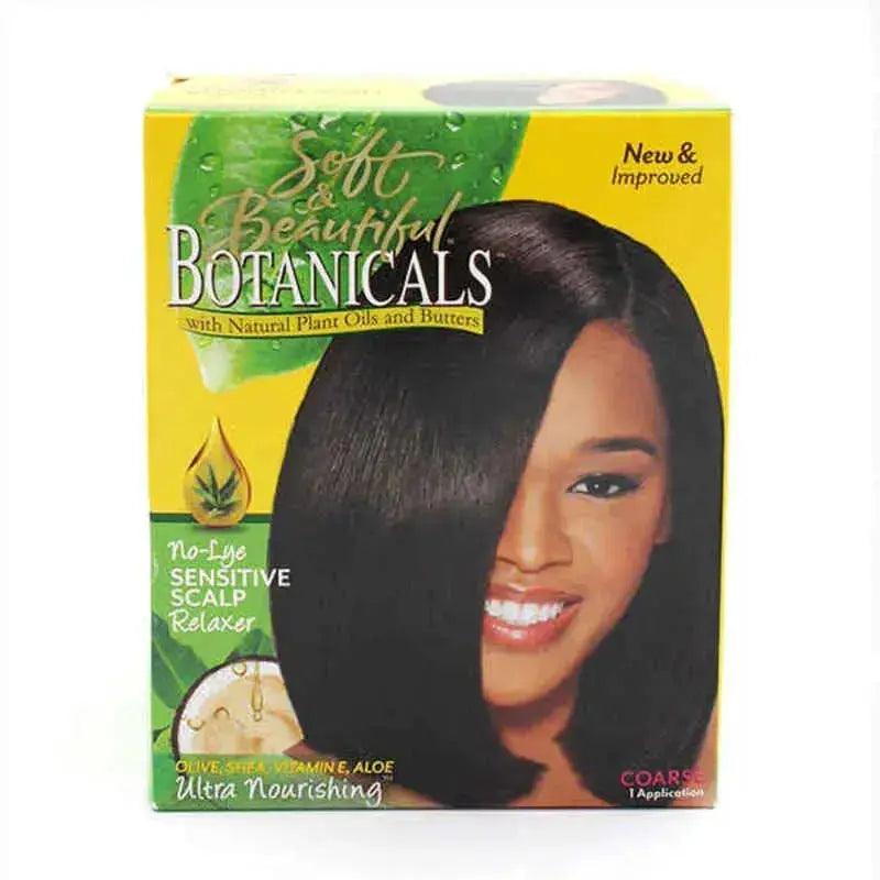 Hair Straightening Treatment Shine Inline Soft & Beautiful Botanicals Relaxer Kit Coarse - Honesty Sales U.K
