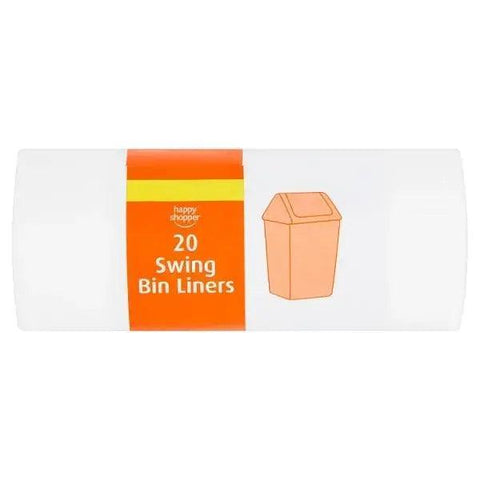 Happy Shopper 20 Swing Bin Liners Approximate - Honesty Sales U.K