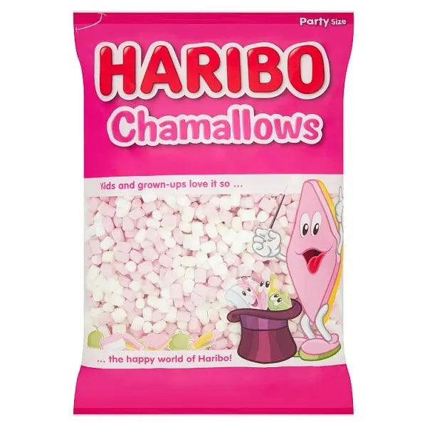 HARIBO Chamallows White and Pink Mini Mallows 1kg - Honesty Sales U.K