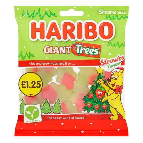 HARIBO Giant Trees Strawbs Flavour 140g - Honesty Sales U.K