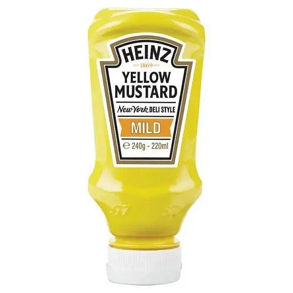 Heinz Mild Yellow Mustard 240g (Case of 8) - Honesty Sales U.K