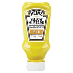 Heinz Mild Yellow Mustard 240g (Case of 8) - Honesty Sales U.K