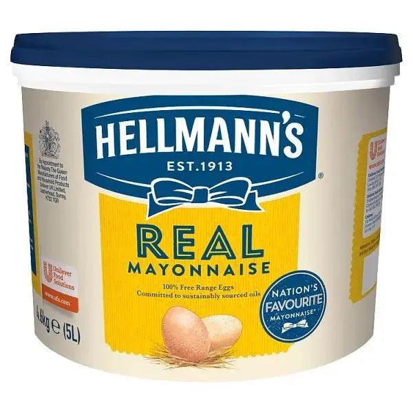 Hellmann's Real Mayonnaise 5L 100% free range eggs - Honesty Sales U.K