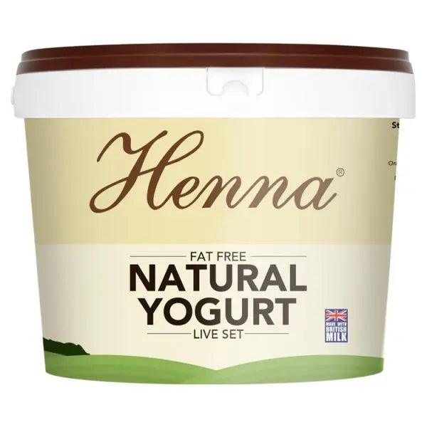 Henna Fat Free Natural Yogurt Henna