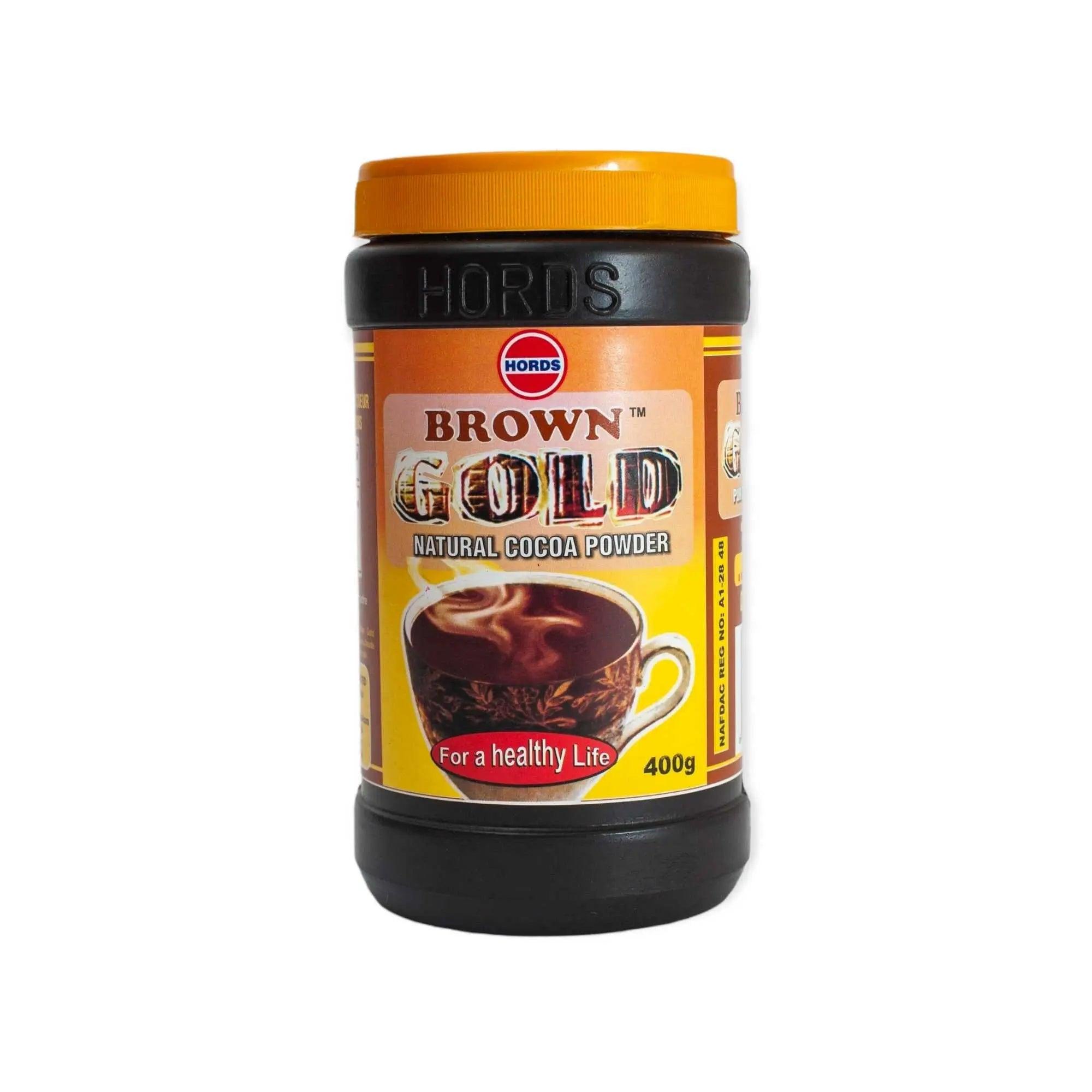 HORDS Brown Gold Natural Cocoa Powder - Honesty Sales U.K