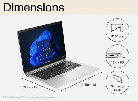 HP EliteBook 840 G8 Core i5-1135G7 14" 16GB 256GB SSD WiFi W/C W10P - 6T1E5EA - Honesty Sales U.K