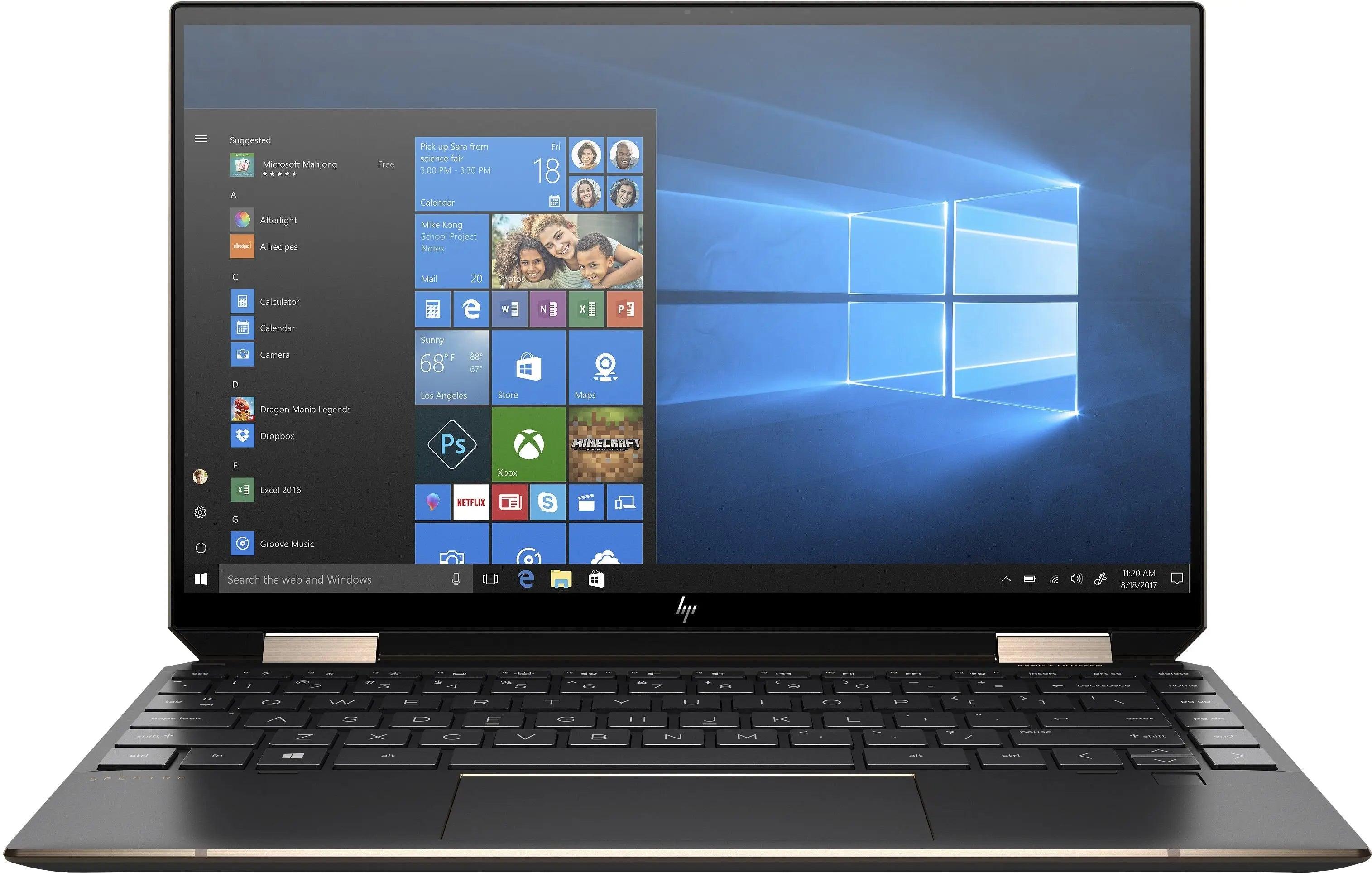 HP Spectre Notebook x360 13-aw0057na Black Core i5-1035U 13.3" - 9CQ38EA HP
