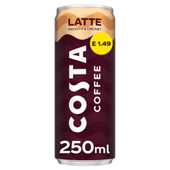 Costa Coffee Latte 250ml (Case of 12)