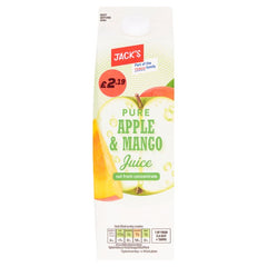 Jack's Pure Apple & Mango Juice not from Concentrate 1 Litre (Case of 6)