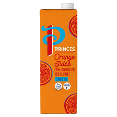 Princes Smooth Orange Juice from Concentrate 1 Litre (Case of 8)