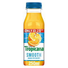 Tropicana Smooth Orange with No Bits 250ml (Case of 8)