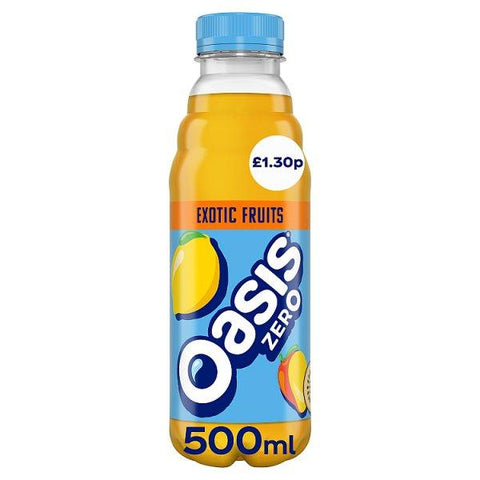 Oasis Exotic Fruits 12 x 500ml (Case of 12)