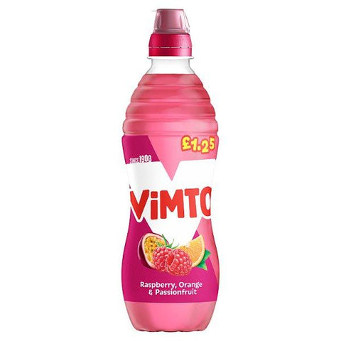 Vimto Raspberry, Orange & Passionfruit 500ml (Case of 12)