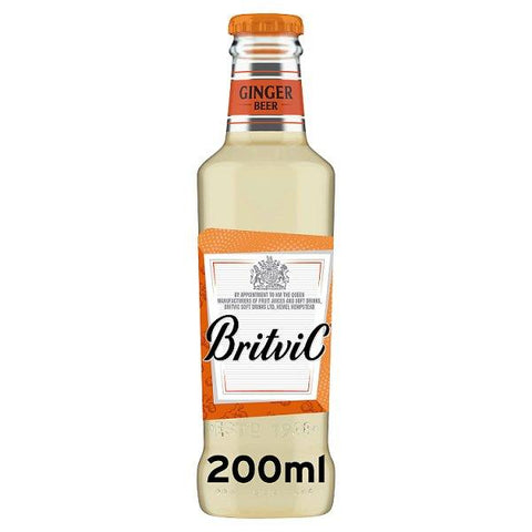 Britvic Fiery Ginger Beer Bottle 200ml (Case of 24)