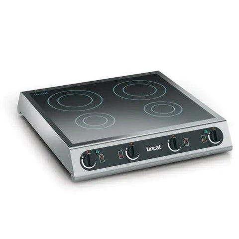 IH42 - Lincat Electric Counter-top Induction Hob - 4 Zones - W 600 mm - 2 x 3.0 kW - Honesty Sales U.K