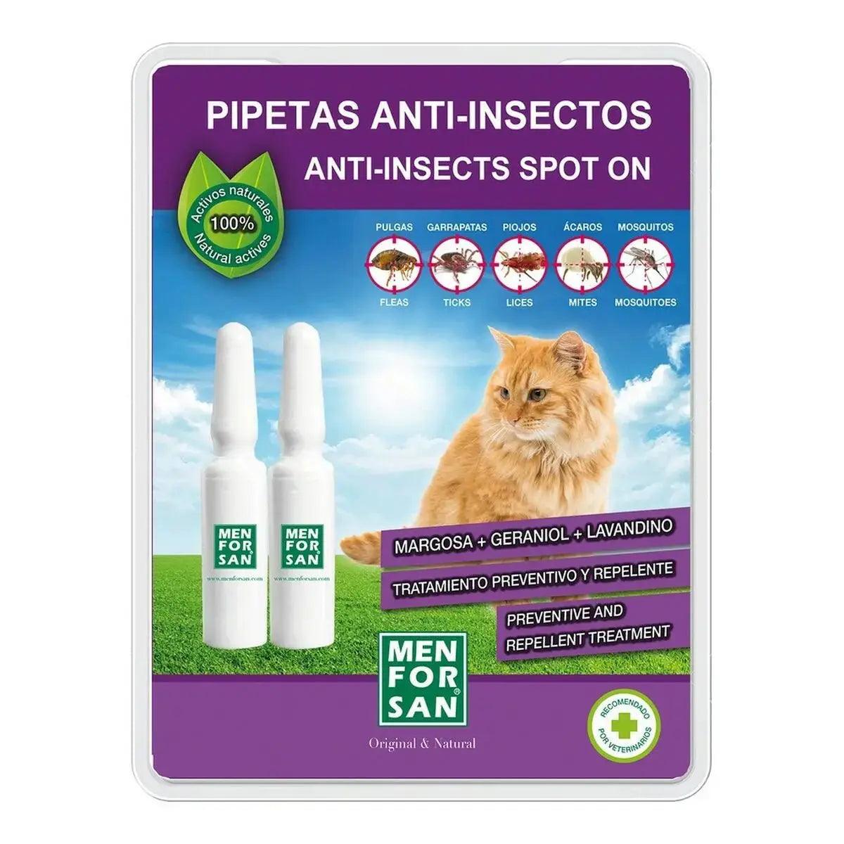 Insect repellant Men for San 2 Units Pipettes Cat - Honesty Sales U.K