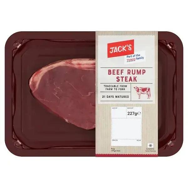 Jack's Beef Rump Steak 227g - Honesty Sales U.K