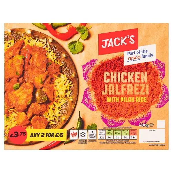 Jack's Chicken Jalfrezi with Pilau Rice 400g - Honesty Sales U.K