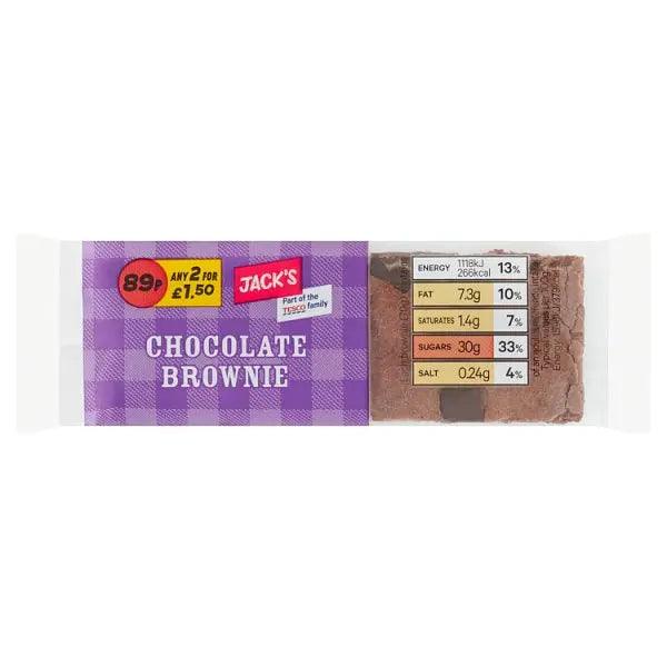 Jack's Chocolate Brownie 70g (Case of 12) - Honesty Sales U.K