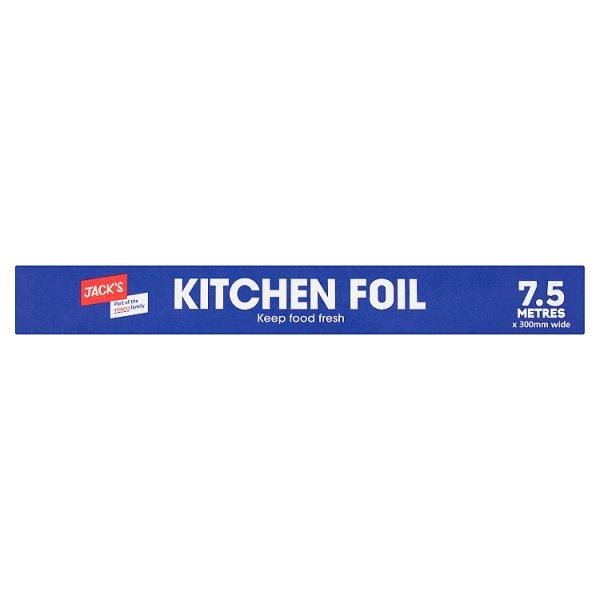 Jack's Kitchen Foil 7.5 Metres x 300mm Wide - Honesty Sales U.K