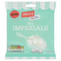 Jack's Mint Imperials 140g (Case of 12) - Honesty Sales U.K