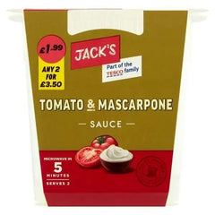 Jack's Tomato & Mascarpone Sauce 350g - Honesty Sales U.K