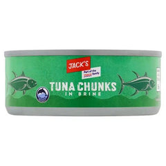 Jack's Tuna Chunks in Brine 145g (Case of 12) - Honesty Sales U.K
