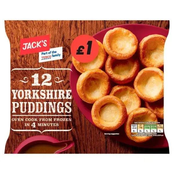 Jacks 12 Yorkshire Puddings 185g - Honesty Sales U.K