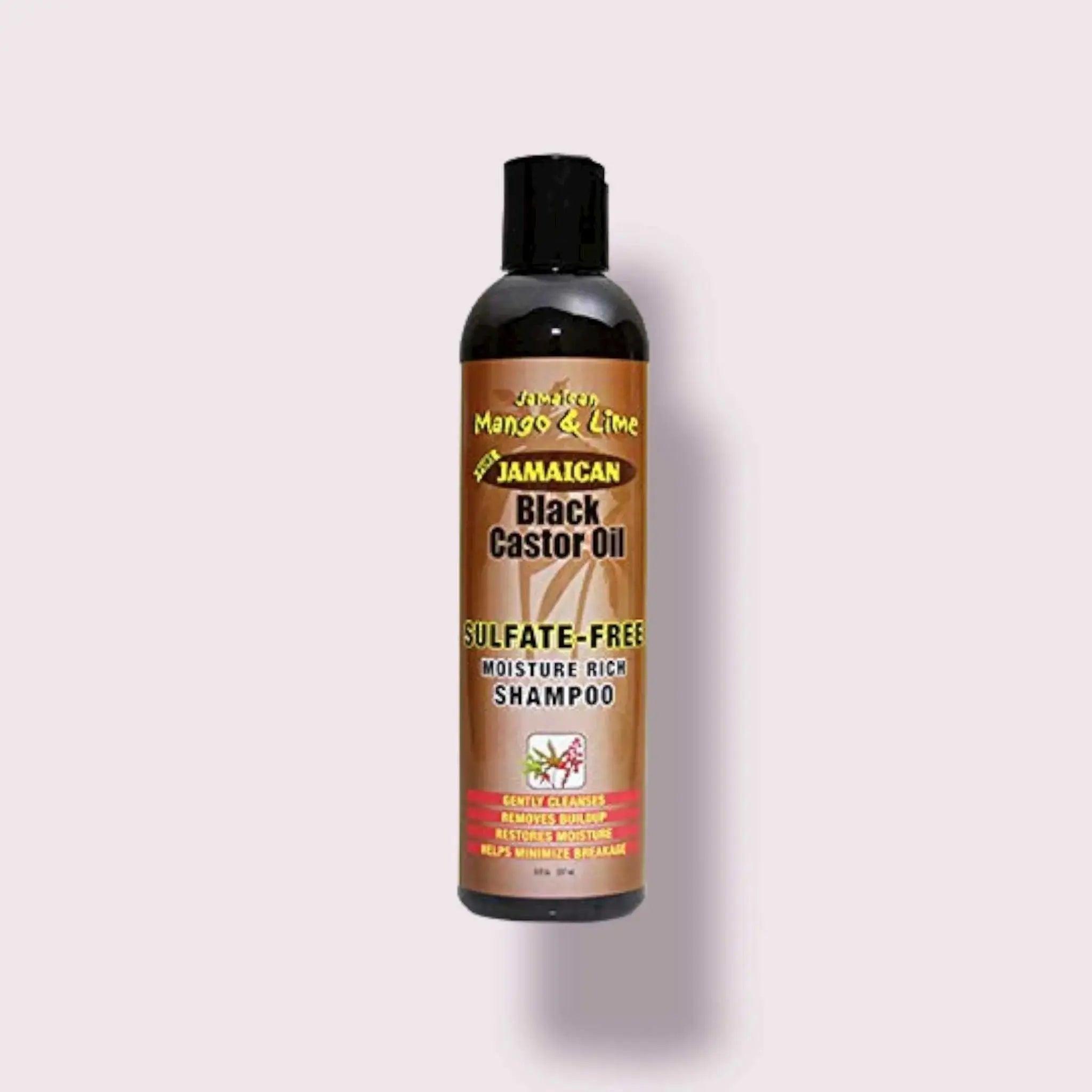 Jamaican Mango & Lime Black Castor Oil Sulfate Free Shampoo 8 Oz - Honesty Sales U.K