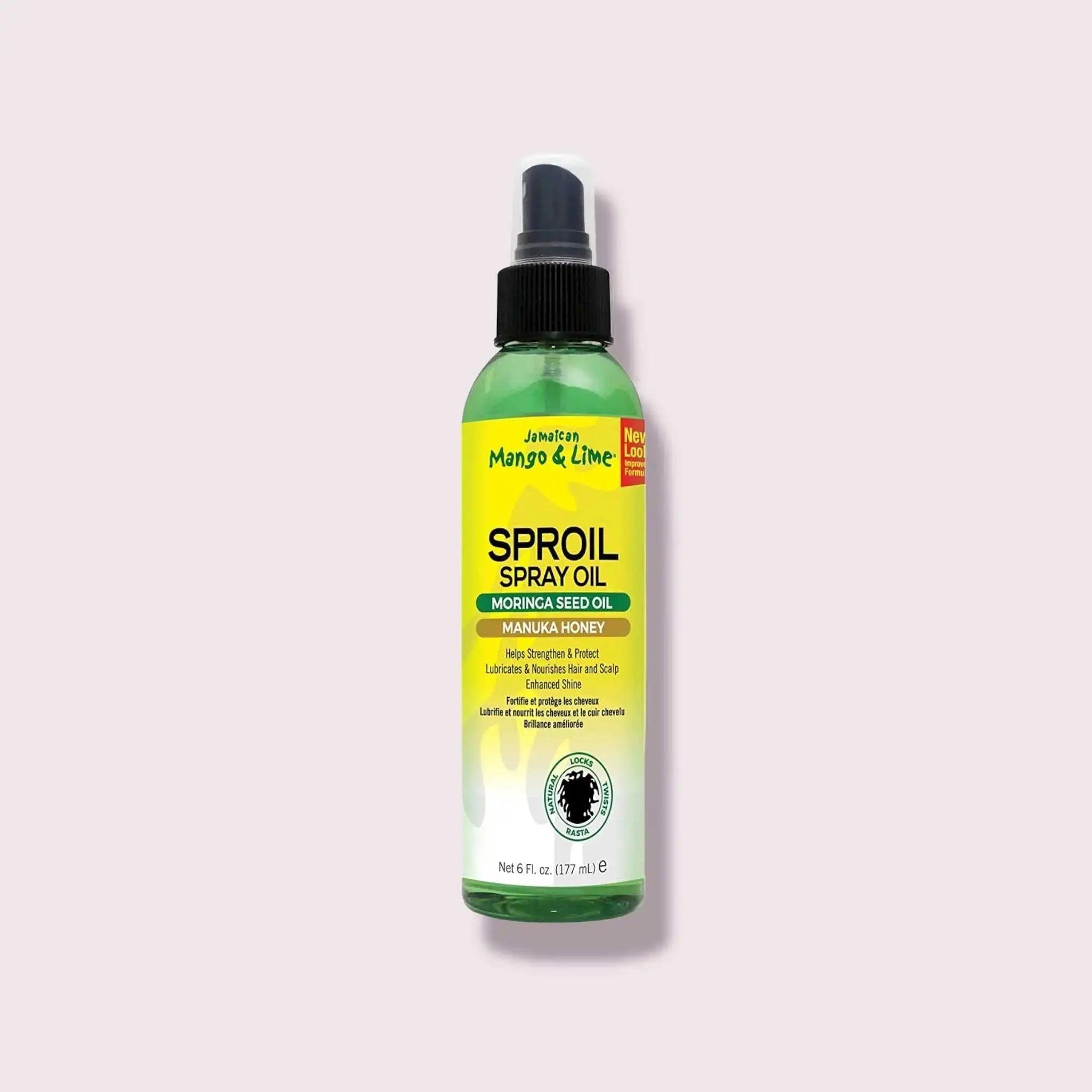 Jamaican Mango & Lime Sproil Spray Oil For Hair, 6 Fl Oz - Honesty Sales U.K
