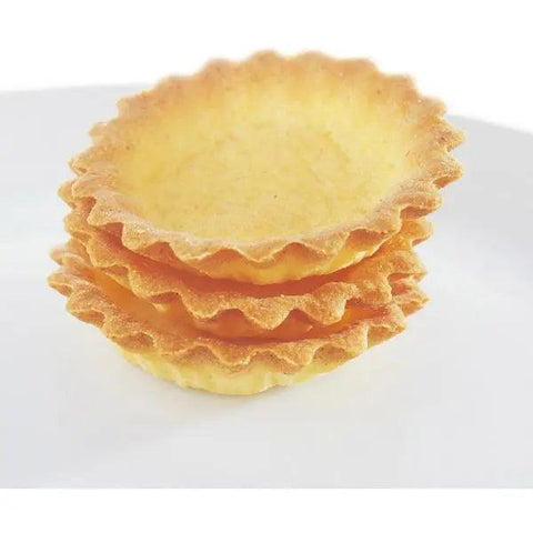 Jean Ducourtieux Fluted Sweet Butter Tart Cases 240 x 5.6g (1.344kg) (Case of 1) Jean Ducourtieux