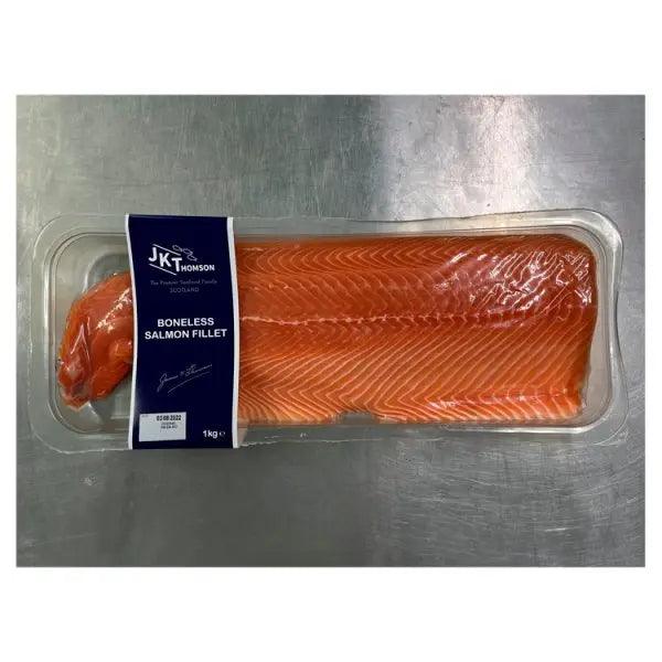 JK Thomson Boneless Salmon Fillet 1kg - Honesty Sales U.K