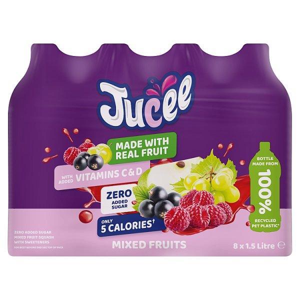 Jucee Mixed Fruit 8 x 1.5 Litre (Case of 8) - Honesty Sales U.K