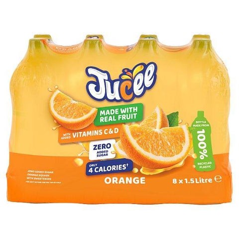 Jucee Orange 8 x 1.5 Litre (Case of 8) - Honesty Sales U.K