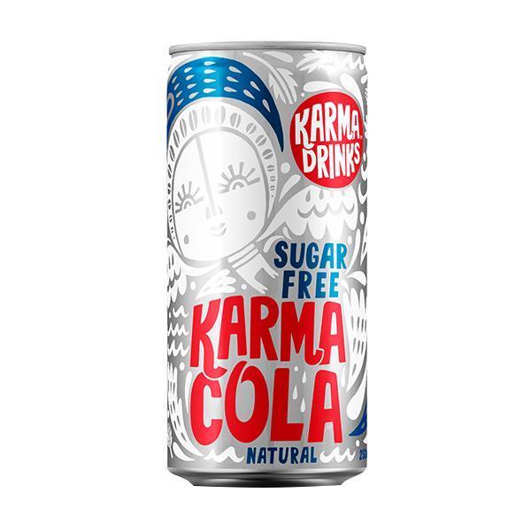 Karma Drinks - Karma Cola SF 24 x 250ml - Honesty Sales U.K