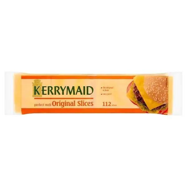 Kerrymaid Processed Cheddar Cheese Food Slices 112 Slices 1.4kg - Honesty Sales U.K