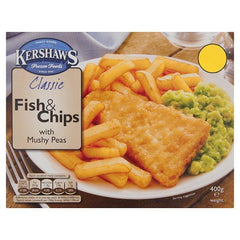 Kershaws Classic Fish & Chips with Mushy Peas 400g - Honesty Sales U.K