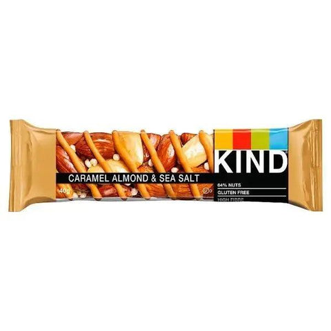 KIND Caramel Almond & Sea Salt Snack Bar 40g (Case of 12) - Honesty Sales U.K