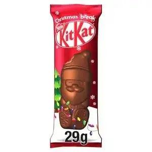 KitKat Santa Milk Chocolate Bar 29g (Case of 30) - Honesty Sales U.K