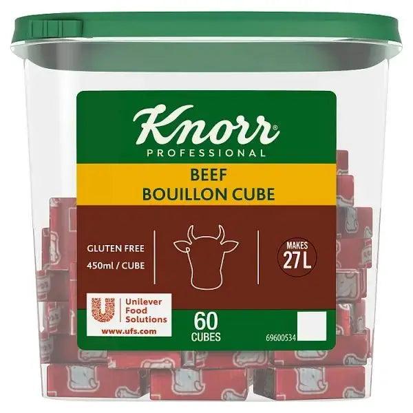 Knorr Professional 60 Beef Bouillon Cube 600g - Honesty Sales U.K