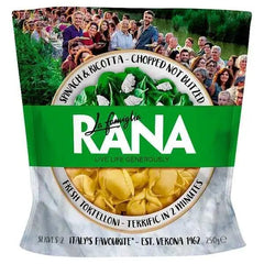La Famiglia Rana Spinach & Ricotta Fresh Tortelloni 250g - Honesty Sales U.K
