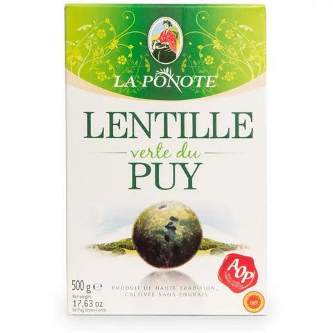 La Ponote Le Puy Green Lentils AOP - Honesty Sales U.K